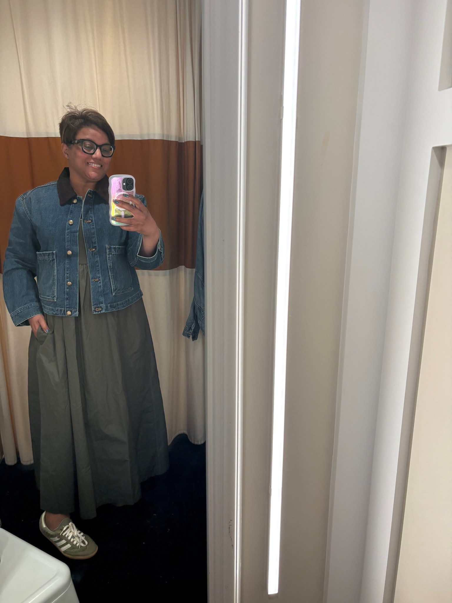 The cutest denim jacket!!!  Fit is TTS! 

#LTKPlusSize #LTKOver40