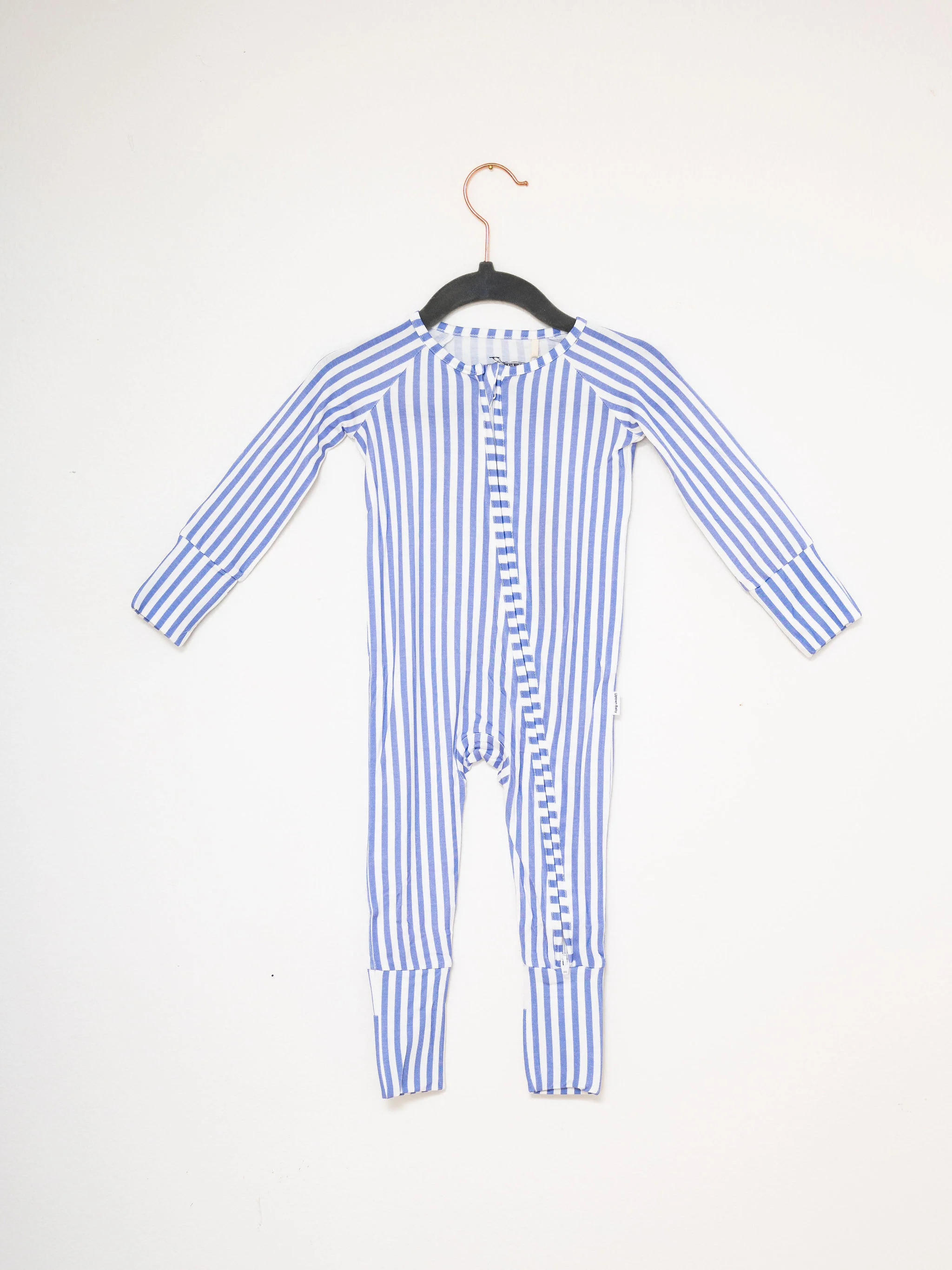 Sleep Romper - Mini Stripe | The Uptown Baby