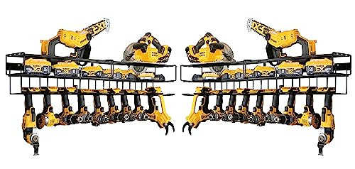 C2M Heavy Duty Floating Tool Shelf & Organizer 2-Pack | Wall Mounted Garage Storage Rack for Hand... | Amazon (US)