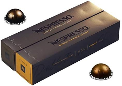 Amazon.com: Nespresso Capsules VertuoLine, Double Espresso Chiaro, Medium Roast Espresso Coffee, ... | Amazon (US)