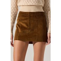 ASTR the Label | Doria Corduroy Mini Skirt in Camel | Size XL | ASTR The Label (US)