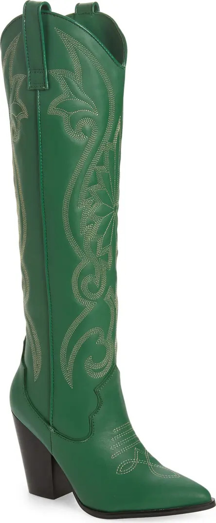 Lasso Knee High Western Boot (Women) | Nordstrom