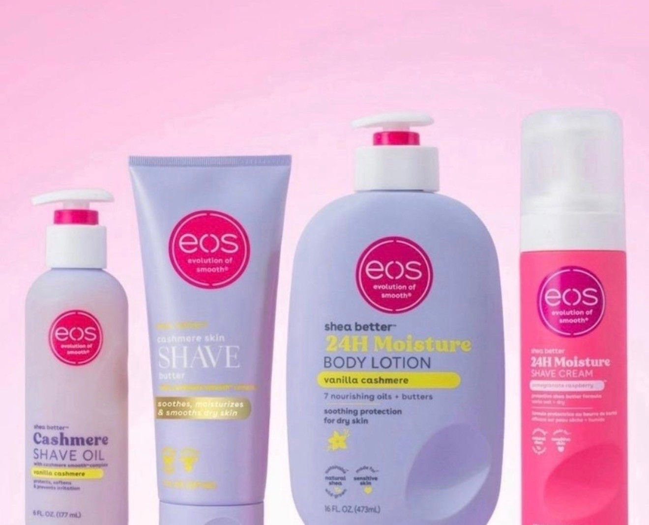 Explore EOS Faves


Body lotion, lip balm, shave oil, gift guide