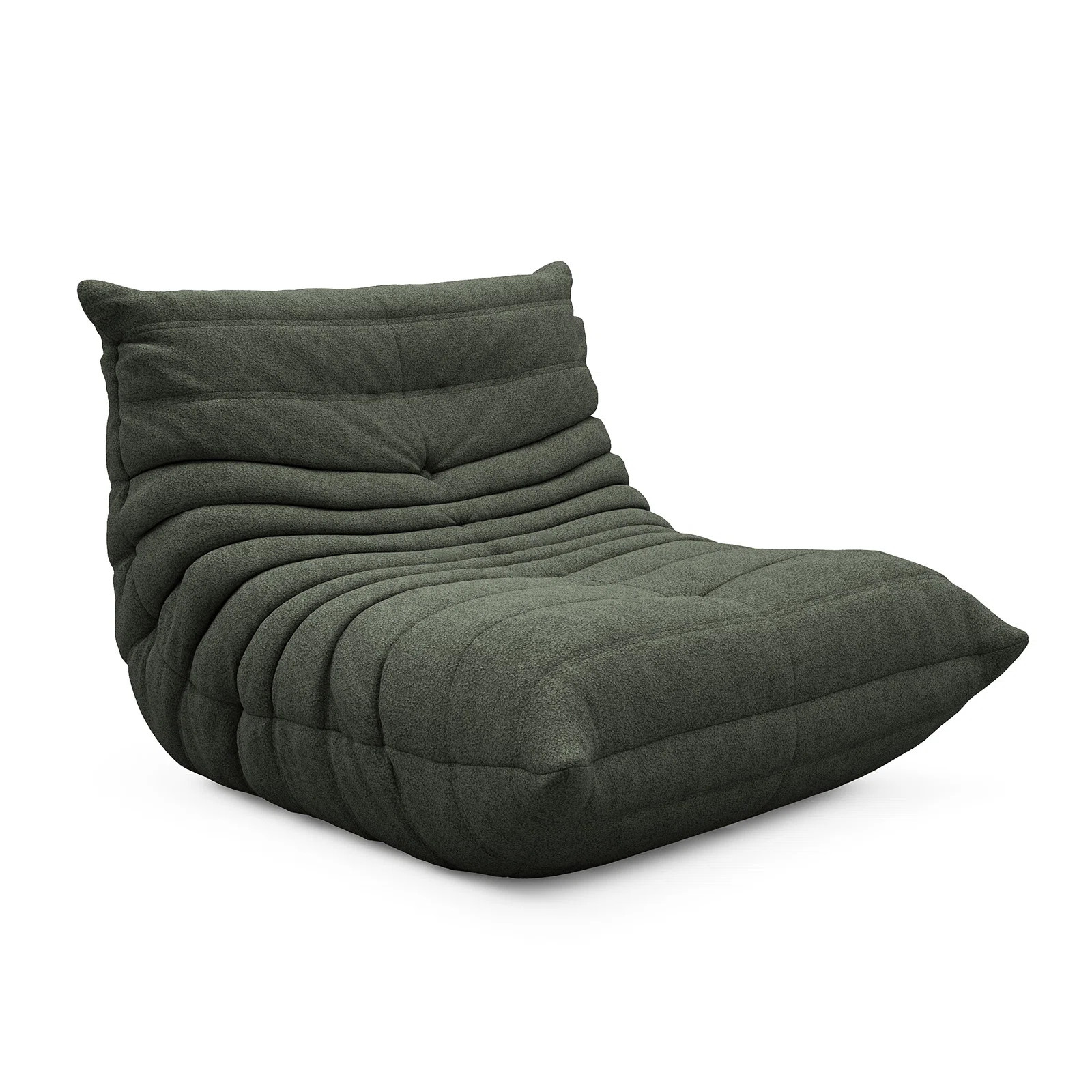 Armless Bean Bag Chair & Lounger Fireside Chair, Mid Century Foam Chair | Wayfair North America