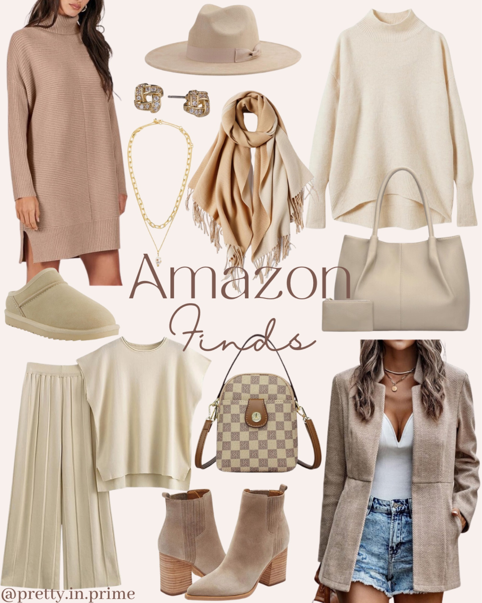 Amazon finds, Amazon fashion, sweater dress, jacket, set

#LTKfindsunder50 #LTKSeasonal #LTKstyletip