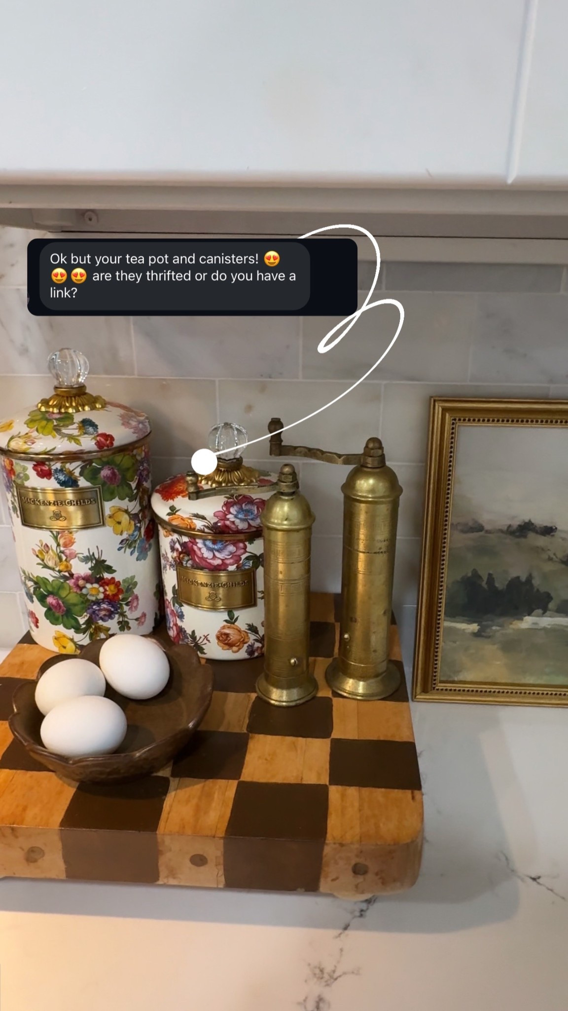 Spring floral canisters and tea kettle! 

#LTKStyleTip #LTKSeasonal #LTKHome