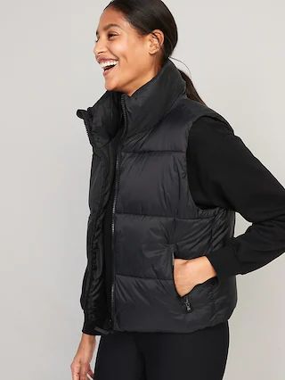 Water-Resistant Quilted Puffer Vest for Women | Old Navy (US)