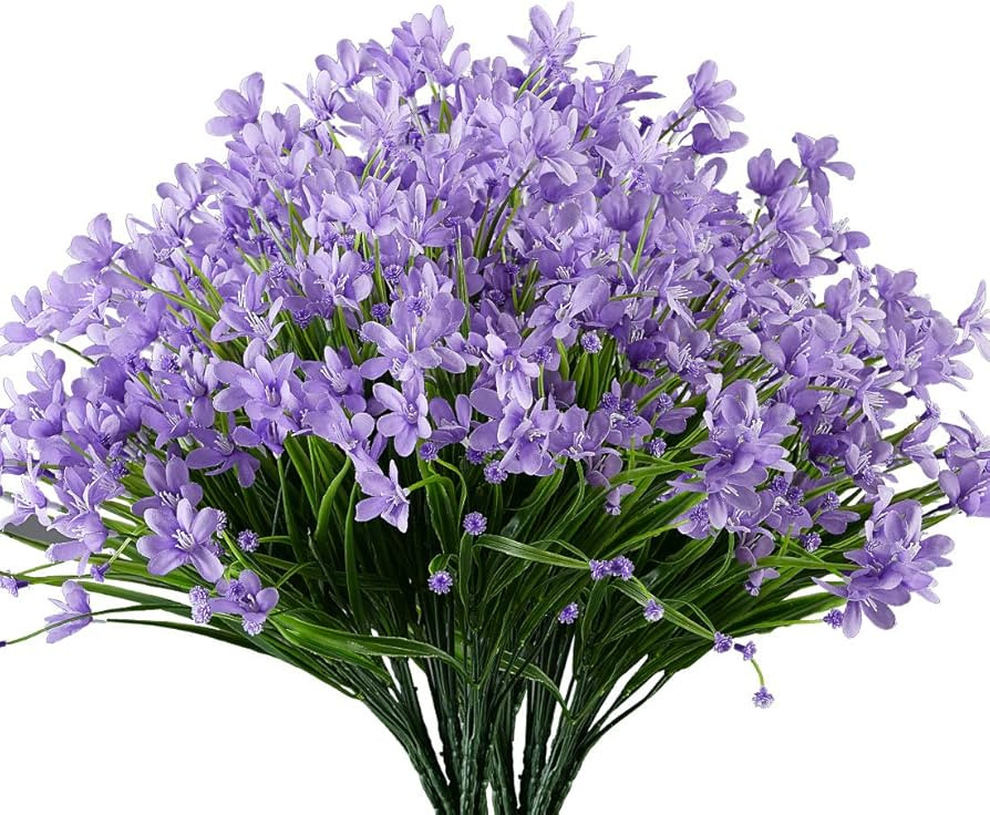 6 Bundles Artificial Daffodils Flowers, Fake Artificial Greenery UV Resistant No Fade Faux Plasti... | Amazon (US)
