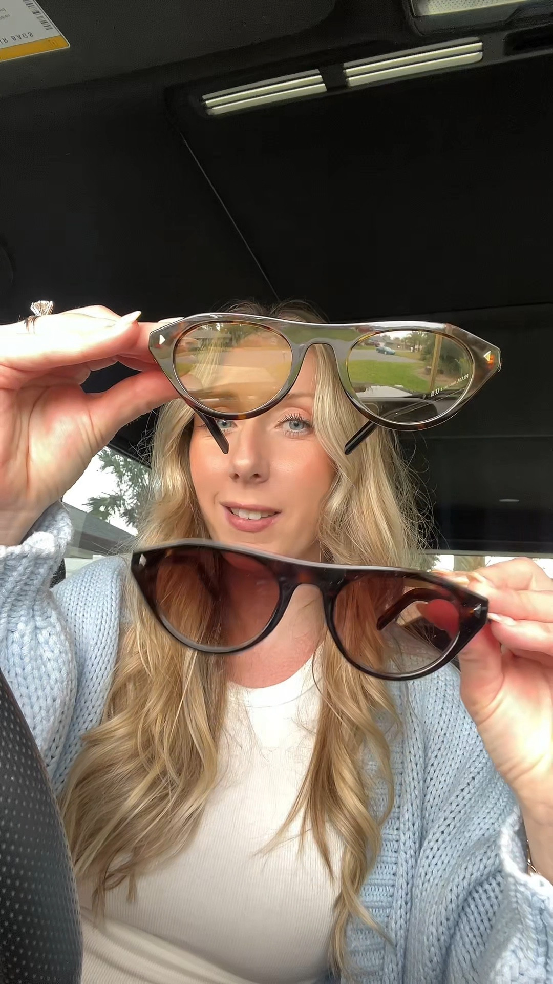 Save with Amazon sunglasses or splurge with Prada sunglasses? 