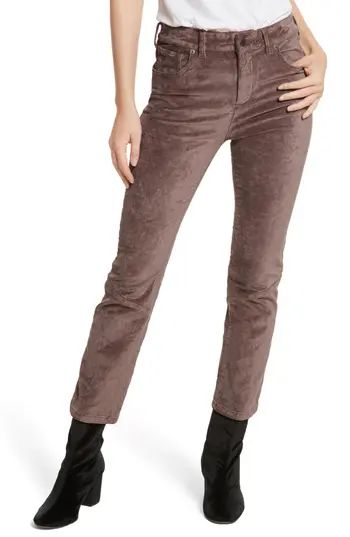 Women's Free People Velvet Crop Bootcut Pants | Nordstrom