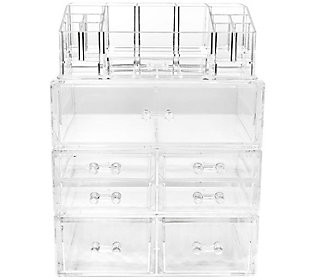 Sorbus Interchangeable Makeup and Jewelry Stora ge Case Sets | QVC