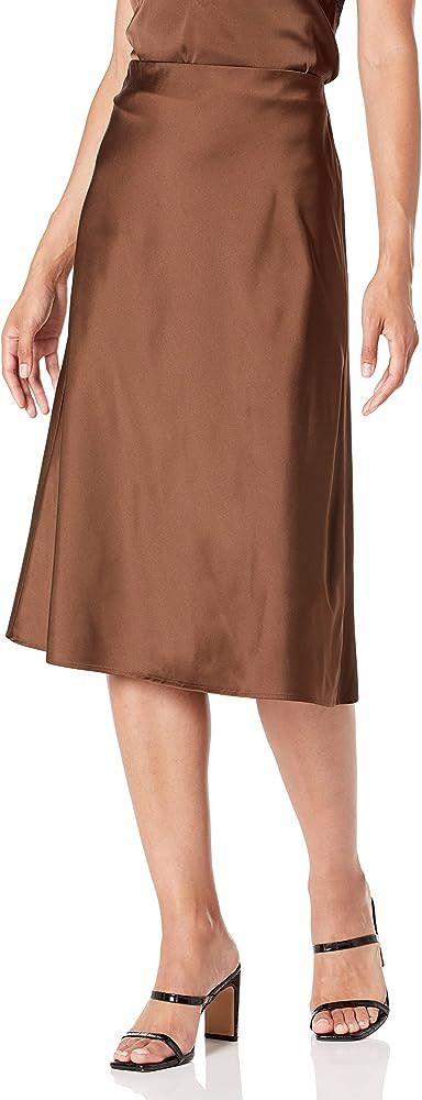 The Drop Women's Maya Silky Slip Skirt | Amazon (US)