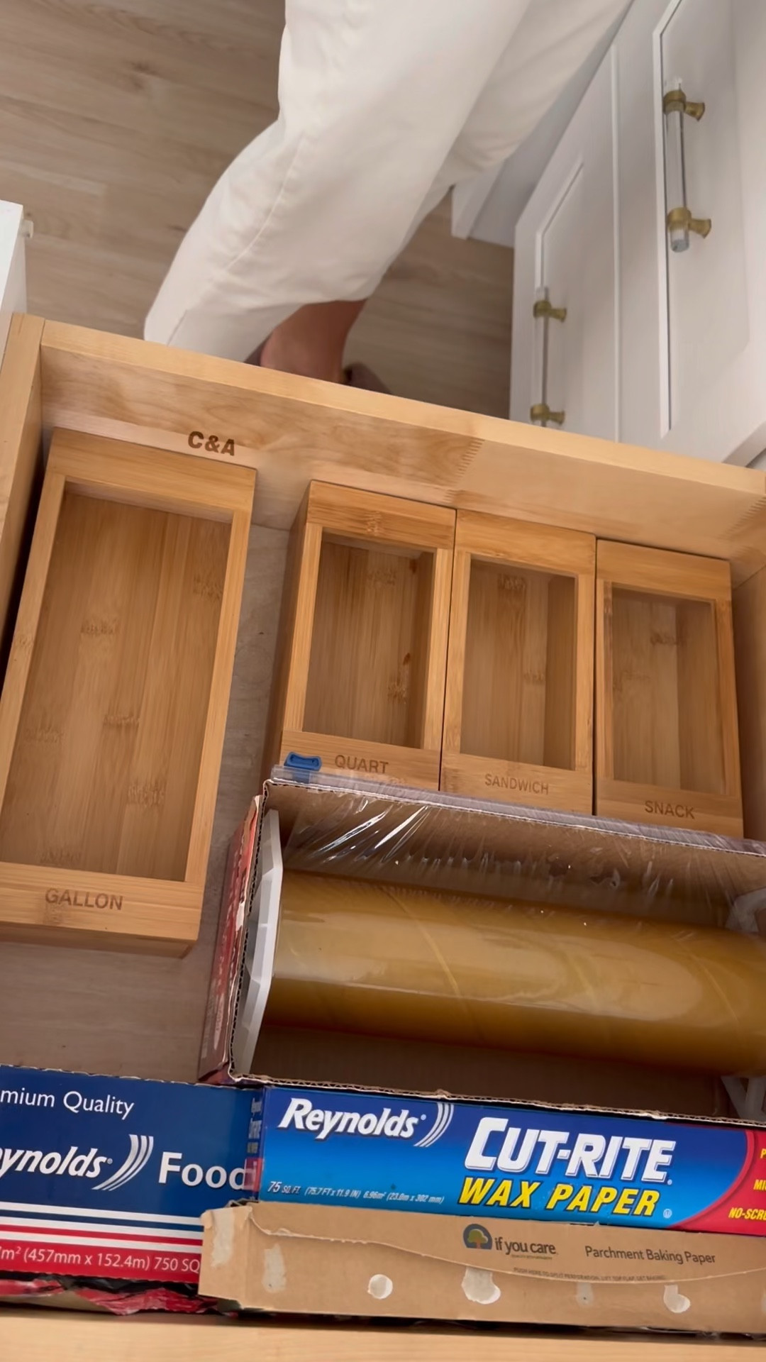 Kitchen organizer, ziplock organizer drawer. Must have house item 

#LTKhome #LTKFind #LTKunder50