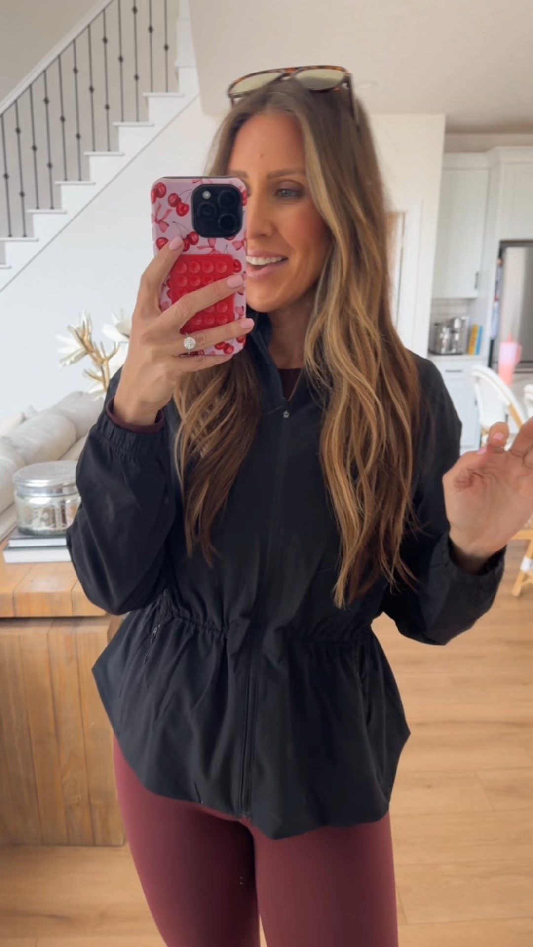 New Lululemon jacket from Disney spoons. I’m wearing a size medium.

#LTKWatchNow #LTKOver40 #LTKActive