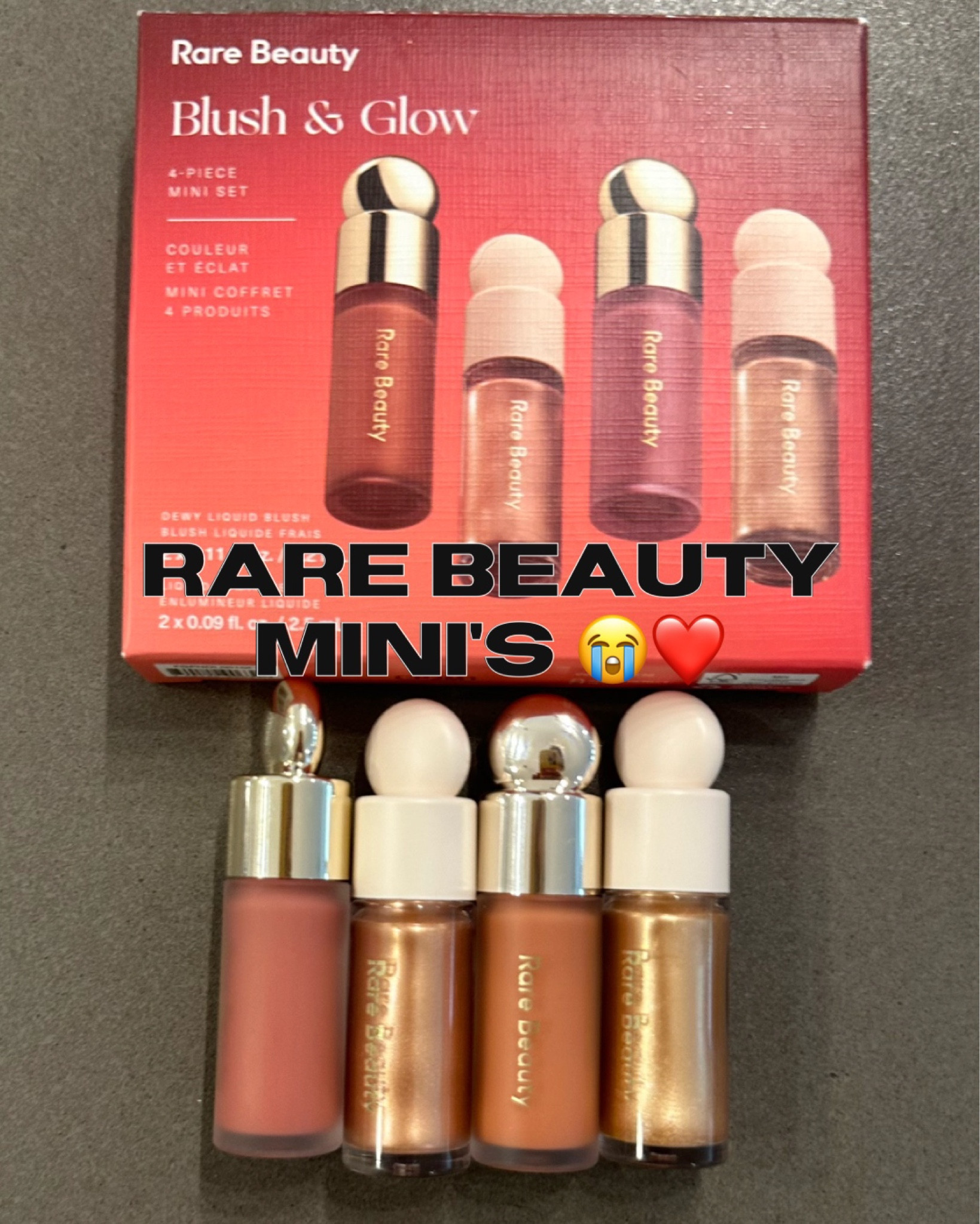 CUTEST Rare Beauty mini set!! Only $34 ($54 VALUE) SO CUTE 😭😭😭🤍🤍🤍

#sephora #rarebeauty #beauty #travelsize #travel #travelhack #minis 

#LTKSeasonal #LTKtravel #LTKbeauty