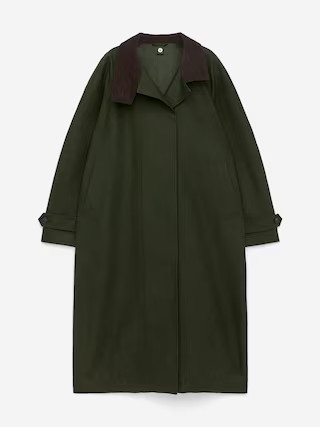 Long Cotton Coat | Arket UK