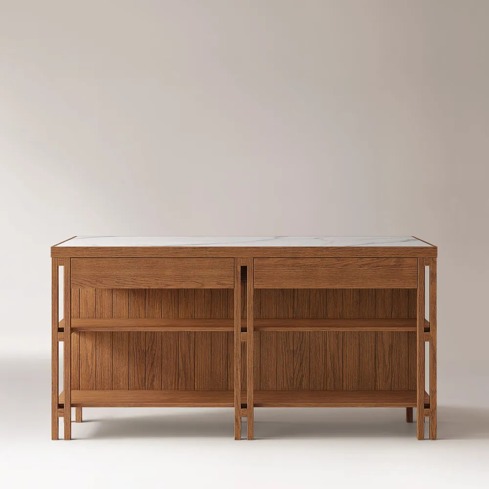 New ArrivalPernilla 72" Sintered Stone Kitchen Island | Hernest