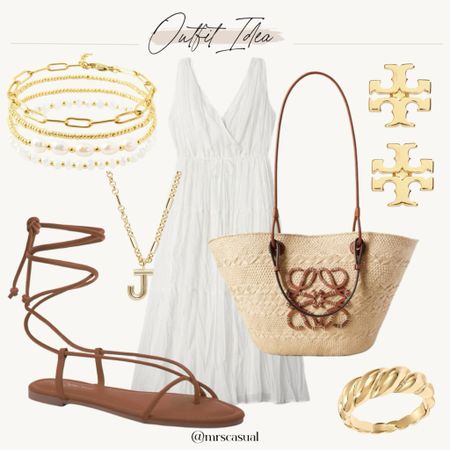 White dress for summer! 

#LTKFindsUnder100 #LTKItBag #LTKStyleTip