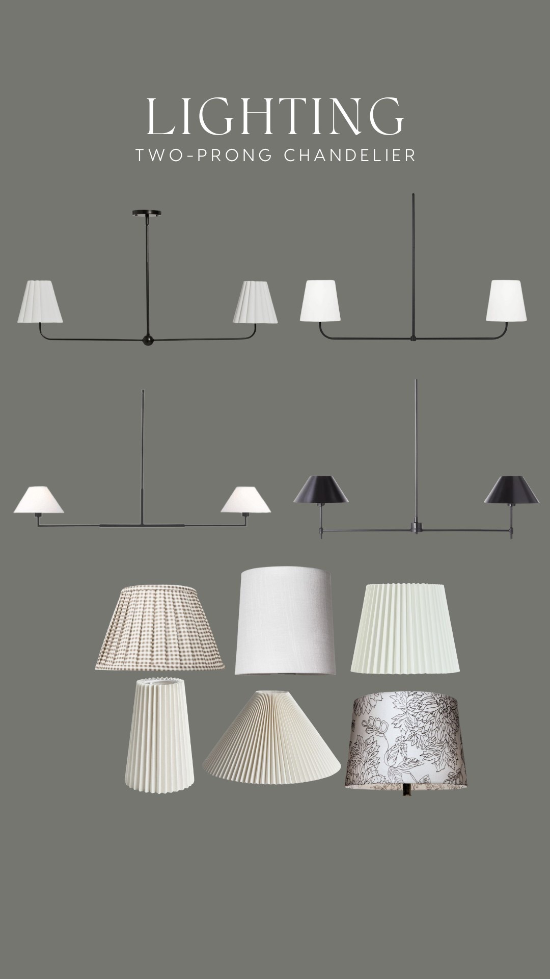 Playing around with new lighting in my office and an adorable swap is to add in new shades instead of installing a new chandelier- I’m linking these for you!

#LTKStyleTip #LTKSeasonal #LTKHome