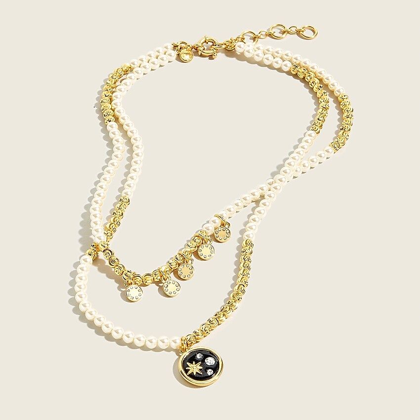 Celestial pearl chain necklace | J.Crew US