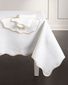 Meira 68" x 90" Tablecloth | Horchow