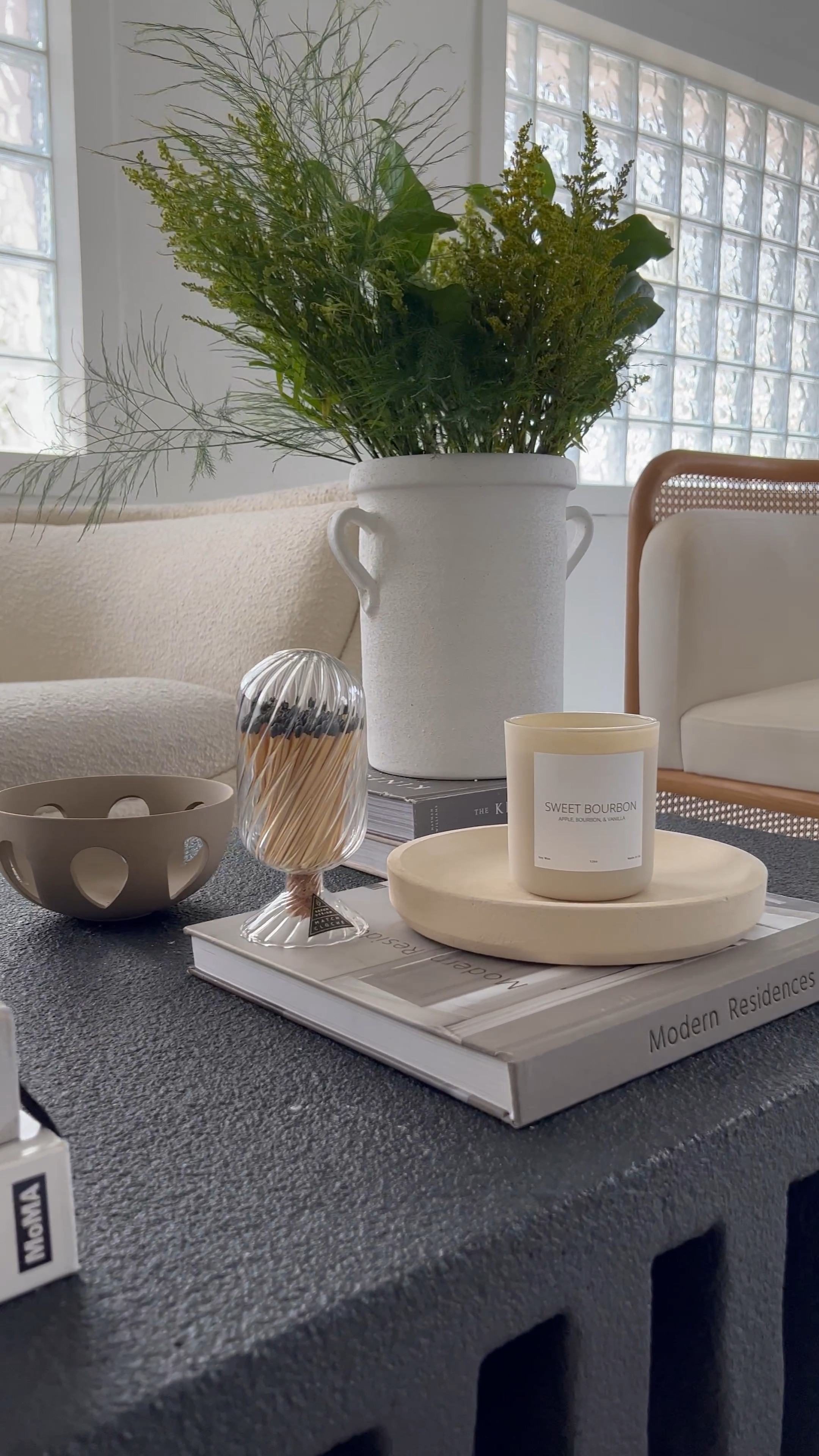 Marble chain link, Sandstone plate, scented Candle, black match clouche, ceramic bowls 

#LTKGiftGuide #LTKhome #LTKunder100