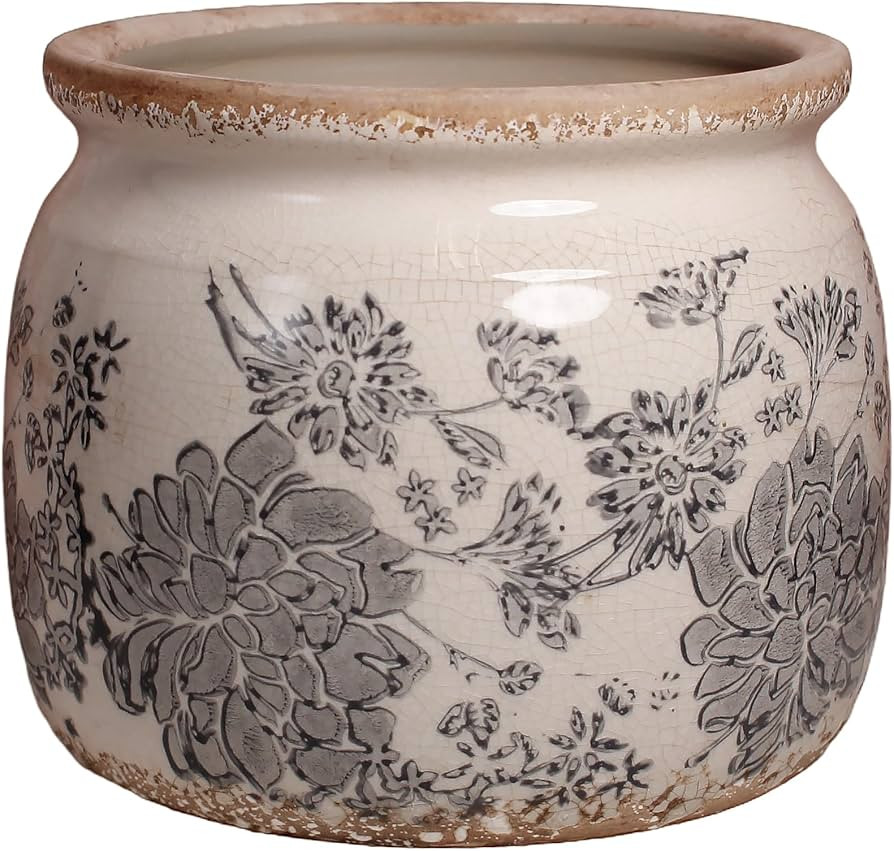 Ceramic Planters for Plants, Plant Pots with Drainage Hole, 6.29in. Flower Pots for Indoor Plants... | Amazon (US)