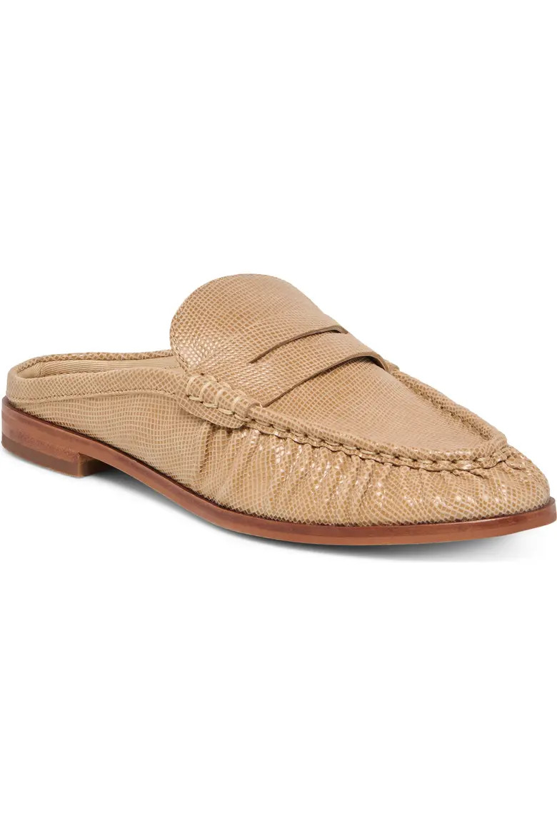 Dolce Vita Betzy Mule in Mocha Embossed Suede at Nordstrom, Size 6.5 | Nordstrom