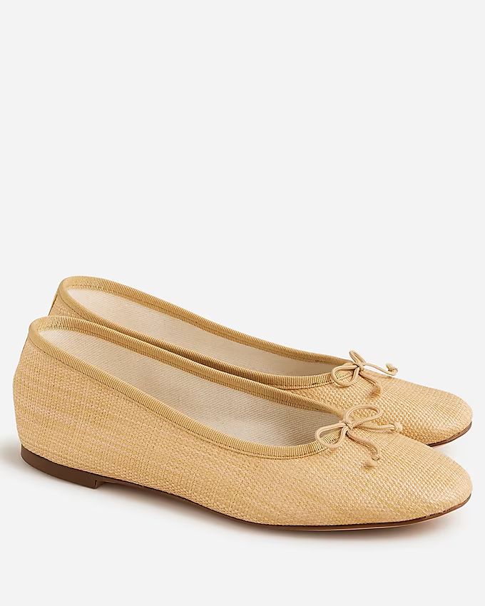 newZoe woven ballet flatsItem BR855$128.00or 4 payments of $32.00 withColor:NaturalSize:Select a ... | J.Crew US