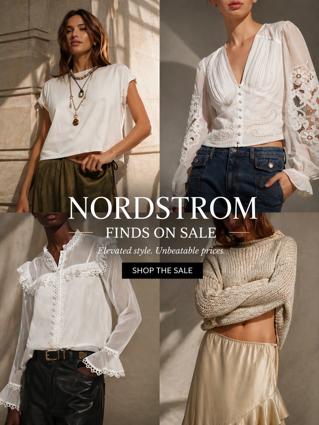 These Nordstrom finds are giving effortless, elevated, quiet luxury energy… and the fact that they’re on sale?? say less.
From romantic lace blouses to flowy satin skirts and cozy knits you’ll live in… these are the pieces that instantly make you look put together without trying.
Perfect for everyday chic, coffee dates, or that “I just threw this on” look but still turning heads 
If you’ve been wanting to refresh your wardrobe with timeless staples… this is your sign.

nordstrom sale finds, nordstrom outfit ideas, neutral outfit aesthetic, quiet luxury outfits, capsule wardrobe essentials, elevated basics women, chic everyday outfits, satin skirt outfit, lace blouse outfit, cozy knit outfit, minimalist fashion women, old money aesthetic outfits, effortless style outfits, nordstrom sale 2026, affordable luxury fashion, wardrobe staples women, classic outfit ideas, pinterest fashion trends, clean girl aesthetic outfits, beige outfit inspo

#LTKootd #LTKMothersDay #LTKgrwm