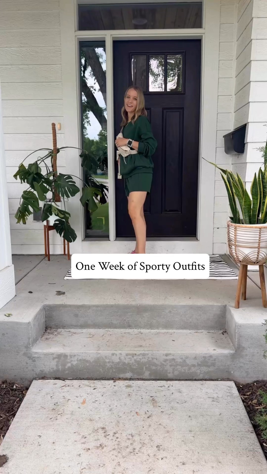 Wearing my true size in it all except the sweatshirt - wearing a size medium 

Use code JEN15 for a discount on the shoes!
