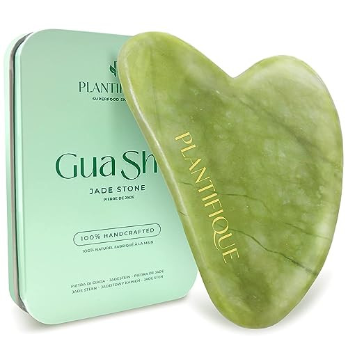 PLANTIFIQUE Gua Sha Facial Tools - Valentines Day Gifts, Massage Tool - Jawline Sculptor - Face S... | Amazon (US)