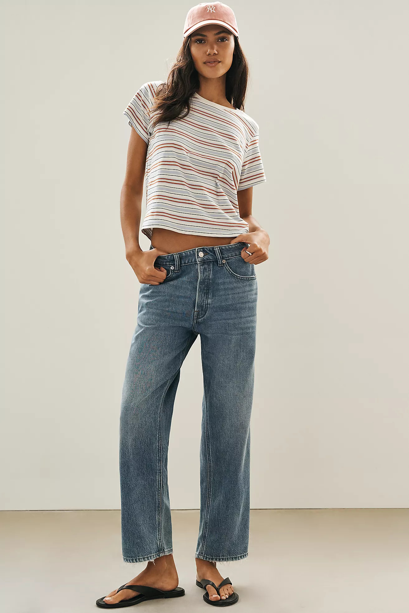 Weightless Mid-Rise Relaxed Jeans | Anthropologie (US)