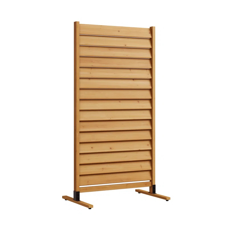 6.1ft H x 3.1ft W (1 Panel) Freestanding or Surface Mounted Enclo Sierra Privacy Screen, Wood Fen... | Wayfair North America