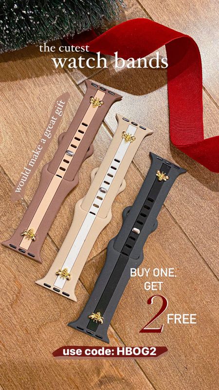 The cutest smartwatch bands. Buy 1, get 2 FREE!  use code HBOG2

Apple Watch , Samsung , honey bee, gift guide, stocking stuffer, gifts for her , gifts for him, jewelry, workout 

#LTKfindsunder50 #LTKGiftGuide #LTKsalealert