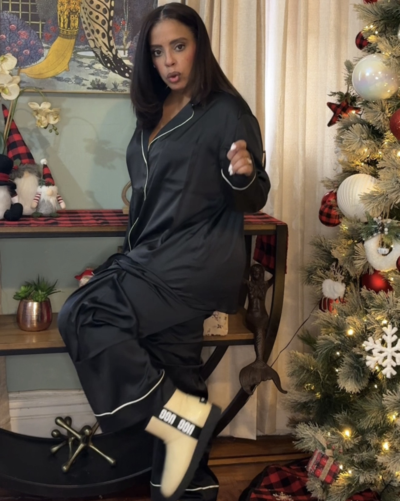 Cozy pajamas and boots 🤍

#LTKmomlife #LTKPetite #LTKselfcare