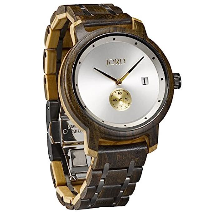 JORD Wooden Wrist Watches for Men - Hyde Series / Wood Watch Band / Wood Bezel / Analog Quartz Movem | Amazon (US)