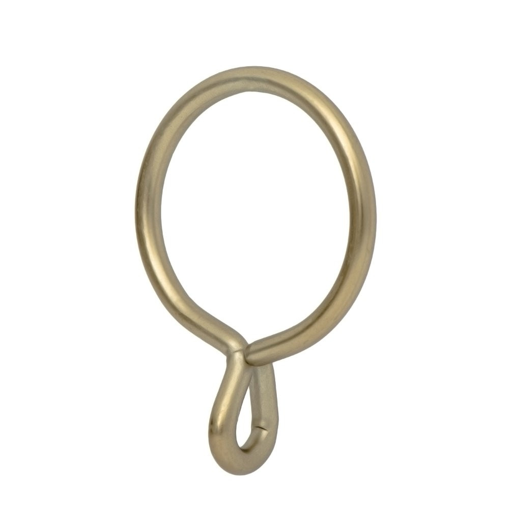 Ivilon Drapery Eyelet Curtain Rings - 1.7" Ring for Curtain Hook Pins, Set of 14 - Warm Gold | Amazon (US)