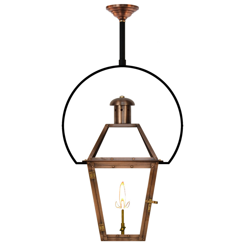 Georgetown 18" Yoke Ceiling Lantern | Visual Comfort