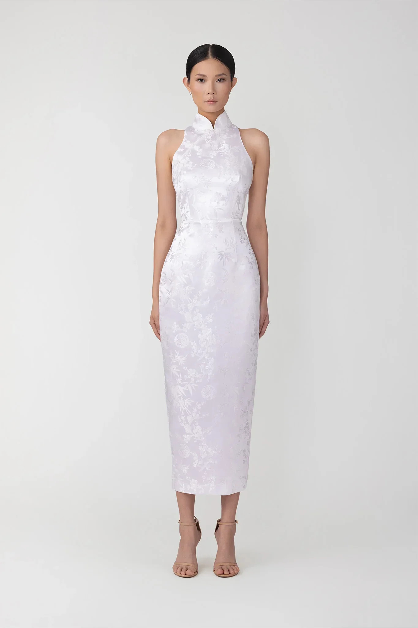 Jill Chinese Jacquard Pencil Dress | Sau Lee