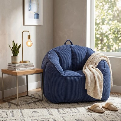 FurnitureR Corduroy Bean Bag Chair, Oversized Lounge Floor Sofa with Deep Seat and Back Support, Cozy Upholstered Armchair for Living Room Bedroom | Target