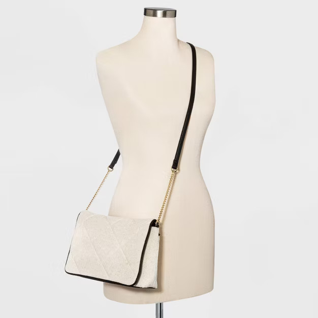 Square Woven Crossbody Bag - A New Day™ White | Target