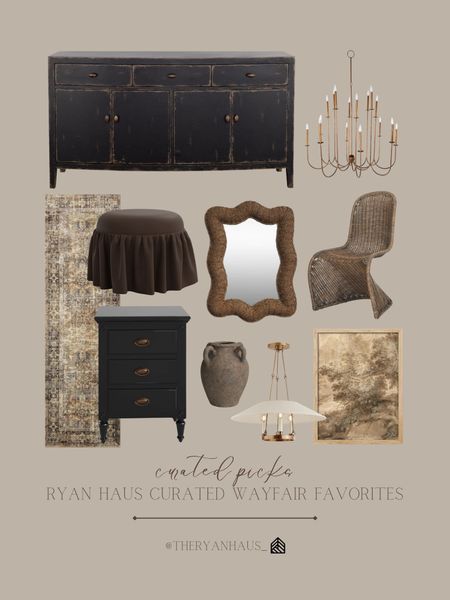 Wayfair curated favorites! When shopping from larger retailers I like to look for pieces with character, texture and dimension. All of these finds have a moody or warm tone which helps create that cozy balance I love! 

#LTKstyletip #LTKhome