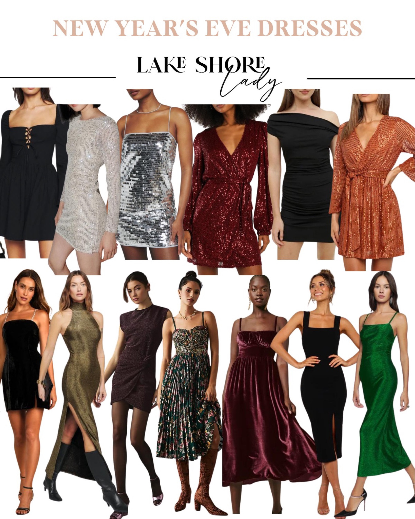 New Year’s Eve dresses - party dresses - New Year’s Eve outfits - New Year’s Eve style - black dress - sequin dress - sparkly dress 

#LTKHoliday #LTKstyletip #LTKSeasonal