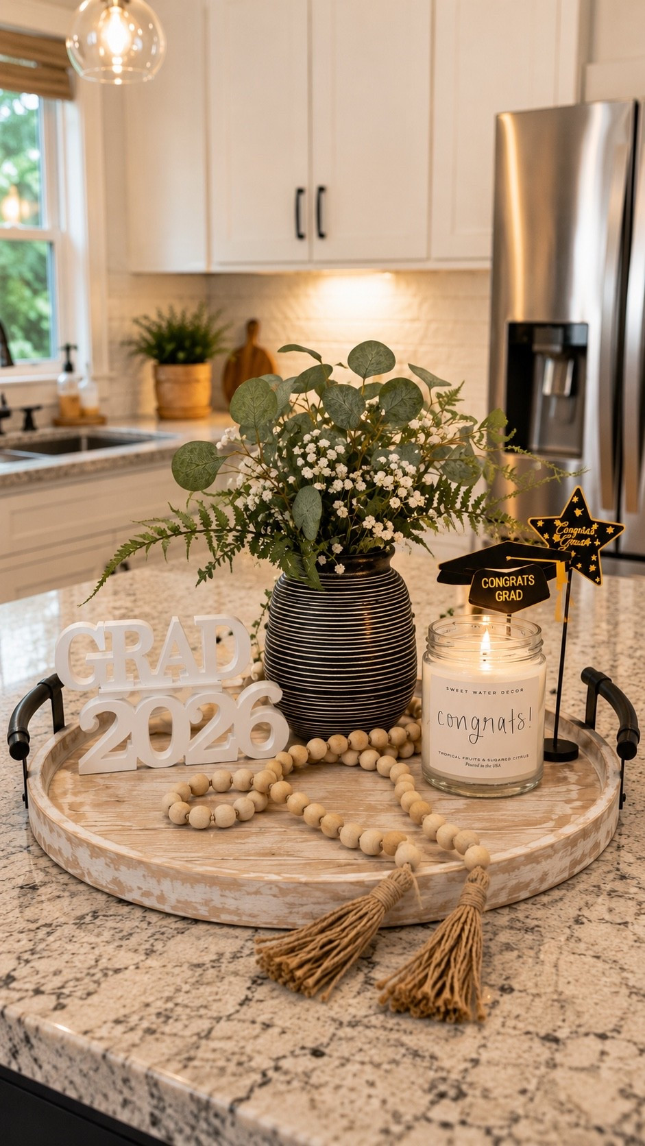 Celebrate the graduate! Perfect grad party decor for 2026! 🌟

#LTKHome #LTKSeasonal #LTKvlog