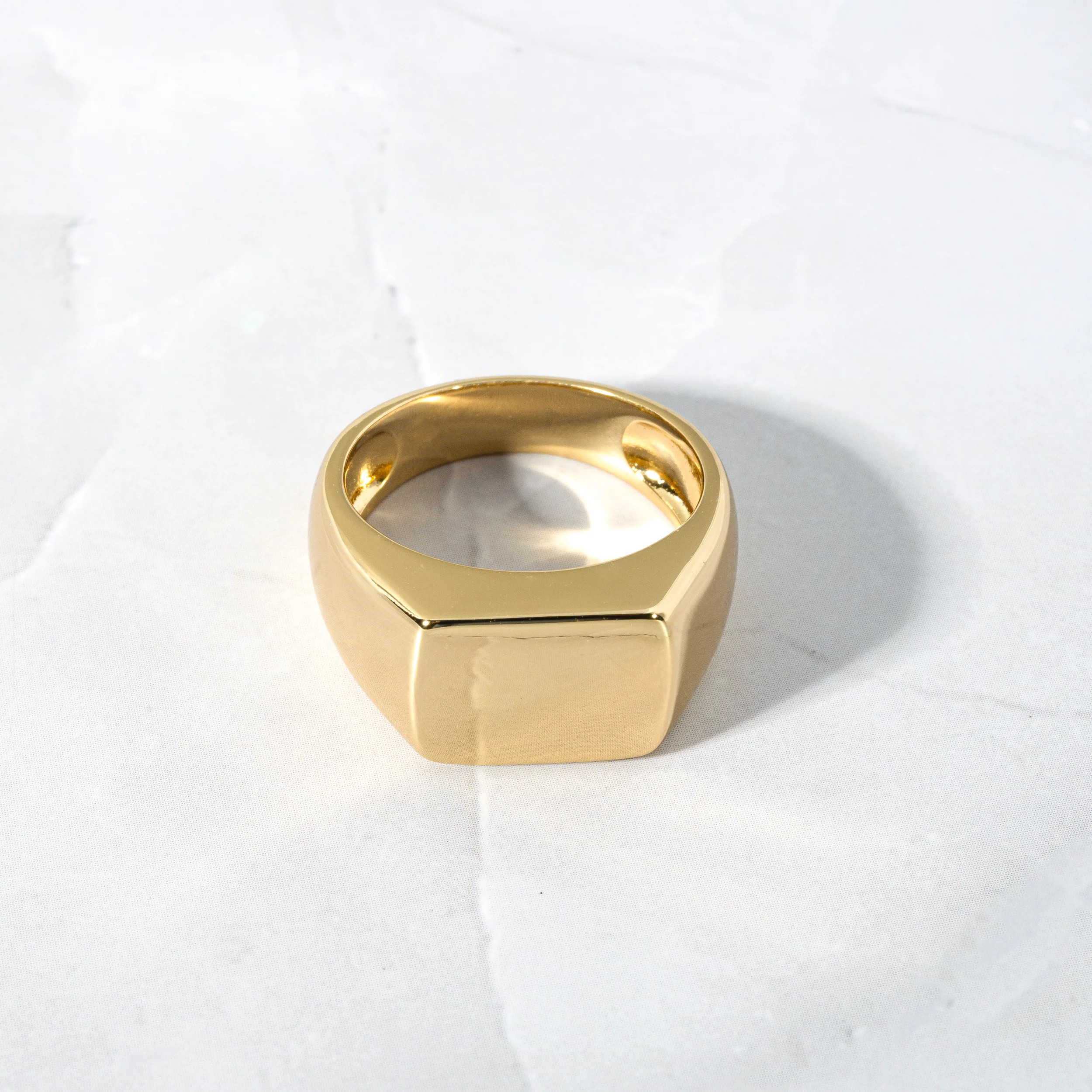 Large Square Signet Ring | Sami Jewels