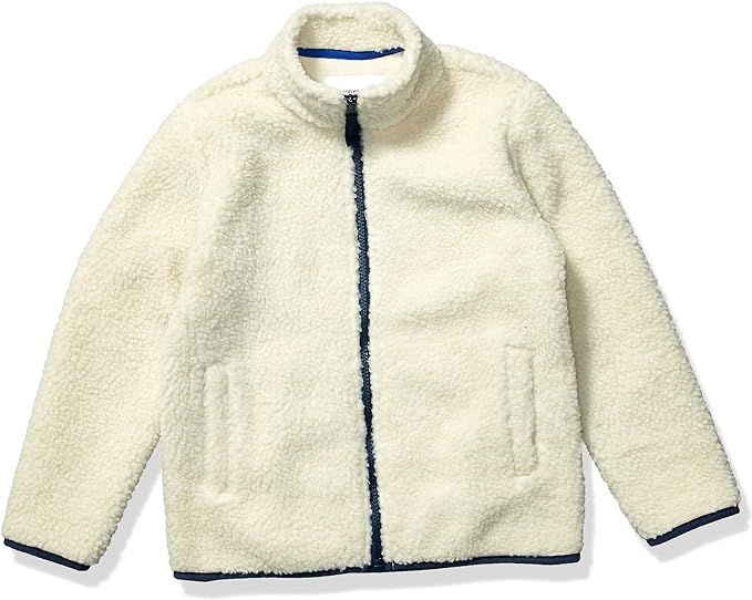 Amazon Essentials Boys and Toddlers' Polar Fleece Lined Sherpa Full-Zip Jackets | Amazon (US)