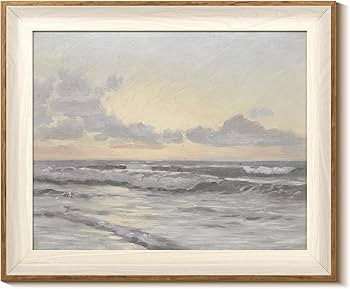 InSimSea Framed Canvas Wall Art of Coastal Sailboat - Art Work for Wall Decor Paintings, Framed C... | Amazon (US)