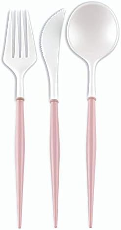 Sophistiplate Bella Flatware Cutlery Set for 12 | Fork, Spoons & Knives Silverware Utensil Set | ... | Amazon (US)