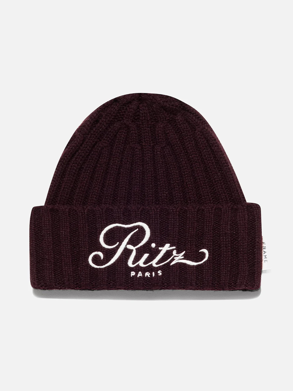 Ritz Cashmere Beanie -- Bordeaux | Frame Denim